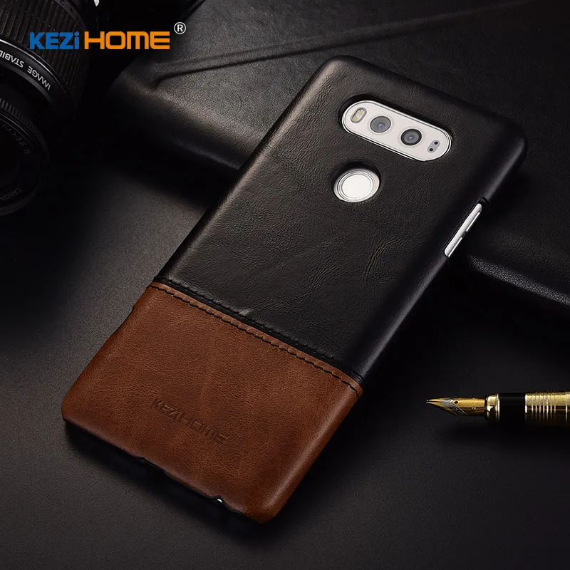 Чехол для LG V20 KEZiHOME, роскошный, хит цвета, натуральная кожа, твердая задняя крышка, Капа для LG V20 5,7 '', чехол для телефона s