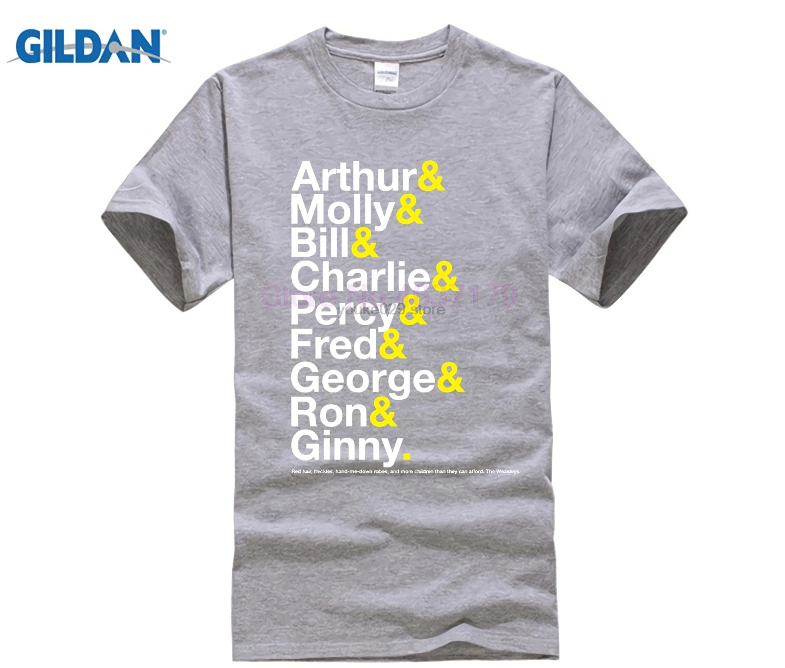 Семейная футболка с изображением Гарри Уэсли рубашка Поттера|Мужские футболки| |