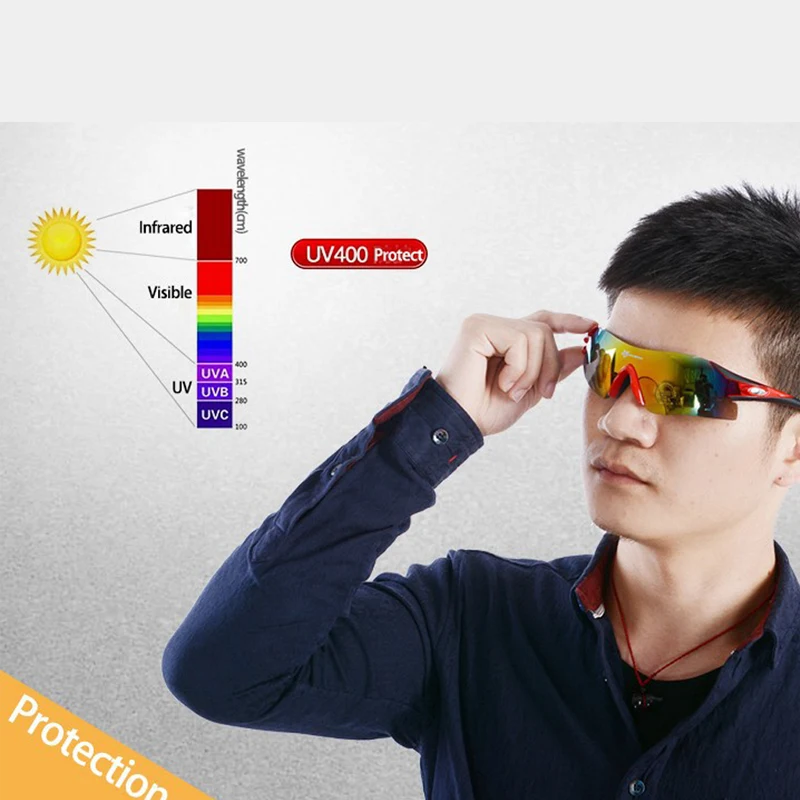 ROCKBROS UV400 велосипедные очки солнцезащитные на открытом воздухе Спортивные