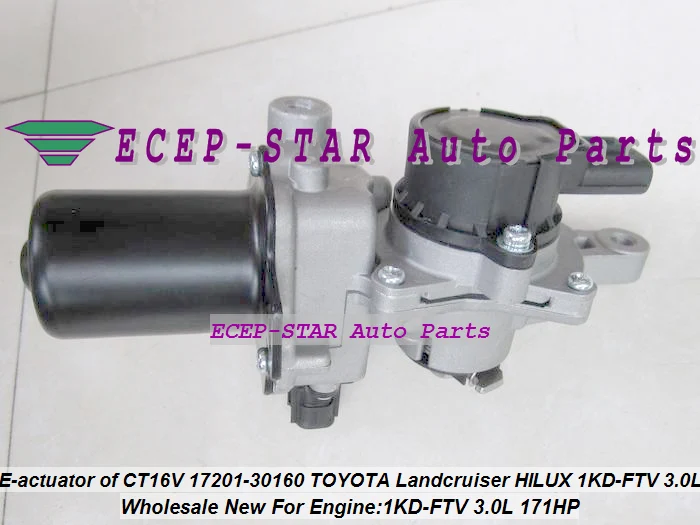 Турбо электронный привод CT16V 17201 30160 30100 1720130101 для TOYOTA HILUX SW4 Landcruiser D 4D 1KD FTV 1kdftv