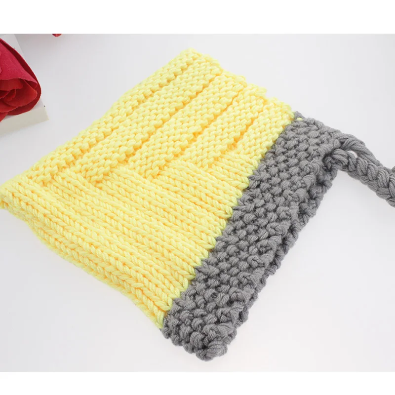 Шапочка для новорожденных детская шляпа фотографирования с помпонами реквизит