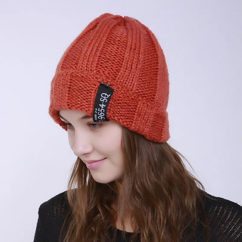 Skullies Beanies шапки женские зимние теплые классические маски для лица Высокое