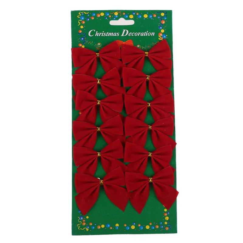 Милый бантик Рождественское украшение Рождественская елка для вечеринки
