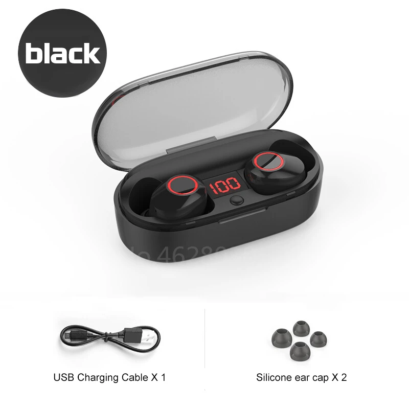 Mini TWS Wireless Bluetooth Earphone 5.0 IPX5 Waterproof 4D Surround Heavy Bass Earbuds with Charging box Long-standy Time | Портативная