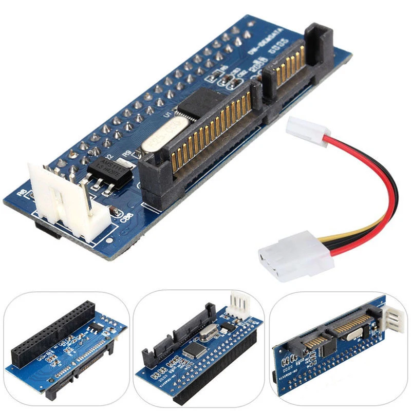 40-Pin IDE Female To SATA 7 15Pin 22-Pin Male adapter PATA TO Card | Компьютеры и офис