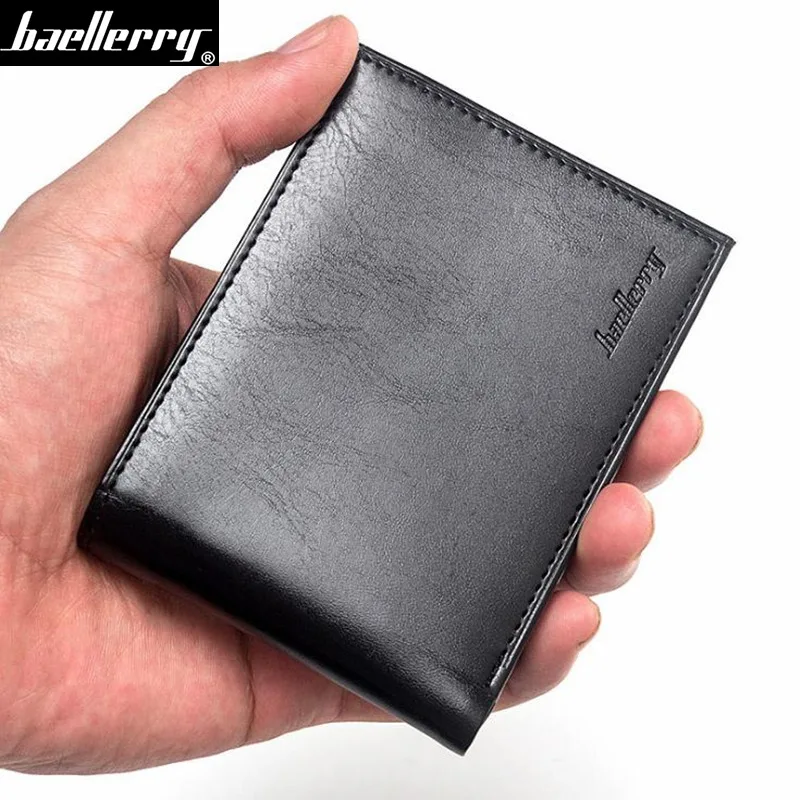 Мужские кошельки baellerry новый дизайн маленький мужской кошелек на молнии с