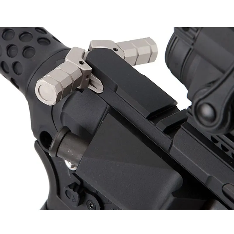 

Tactifans Knurled Cylinder/Octagonal Handles Latch for Rainier Arms Avalanche GBB/AEG Charging Handle Head Two Shape Options
