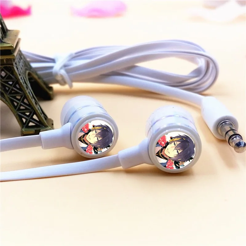 Anime Touken Ranbu Online Mikazuki In-ear Earphone 3.5mm Stereo Earbud Phone Music Game Headset for Iphone Samsung MP3 PSP Gift |