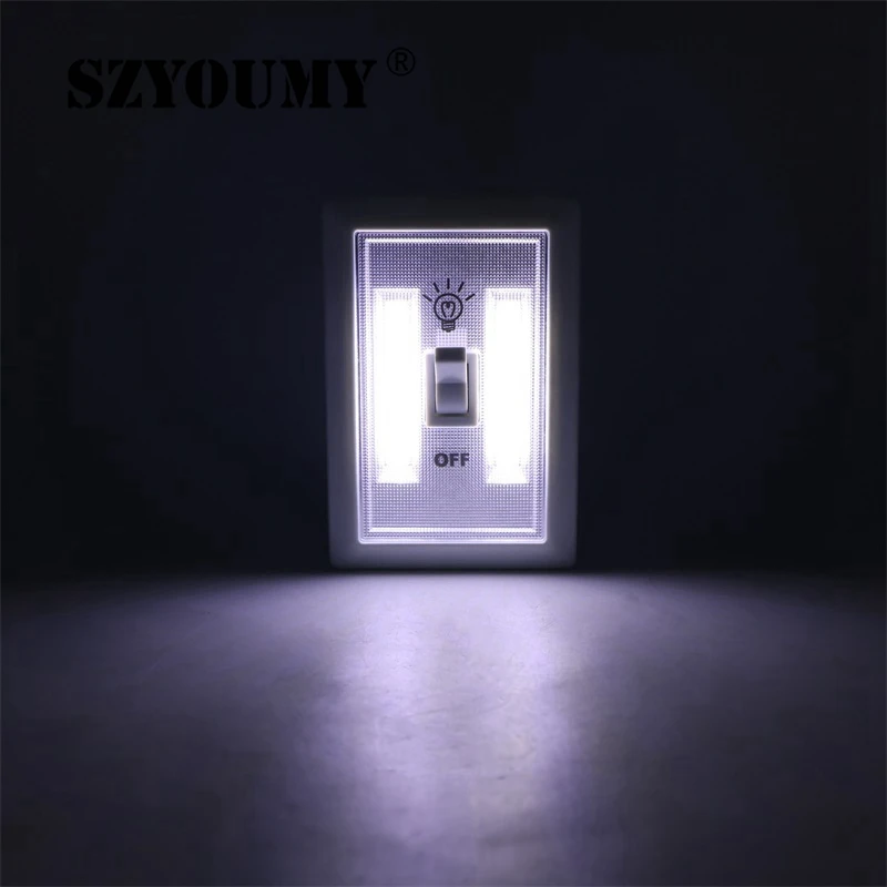 SZYOUMY COB Светодиодный настенный ночной Магнитный светильник для гаража шкафа
