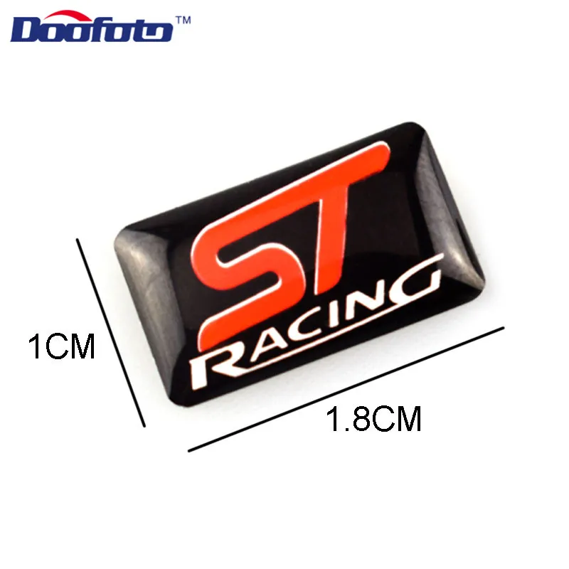 Doofoto логотип наклейки на автомобиль Стайлинг для Ford St Racing Focus2 3 Mondeo MK4 Fiesta Kuga Mustang F