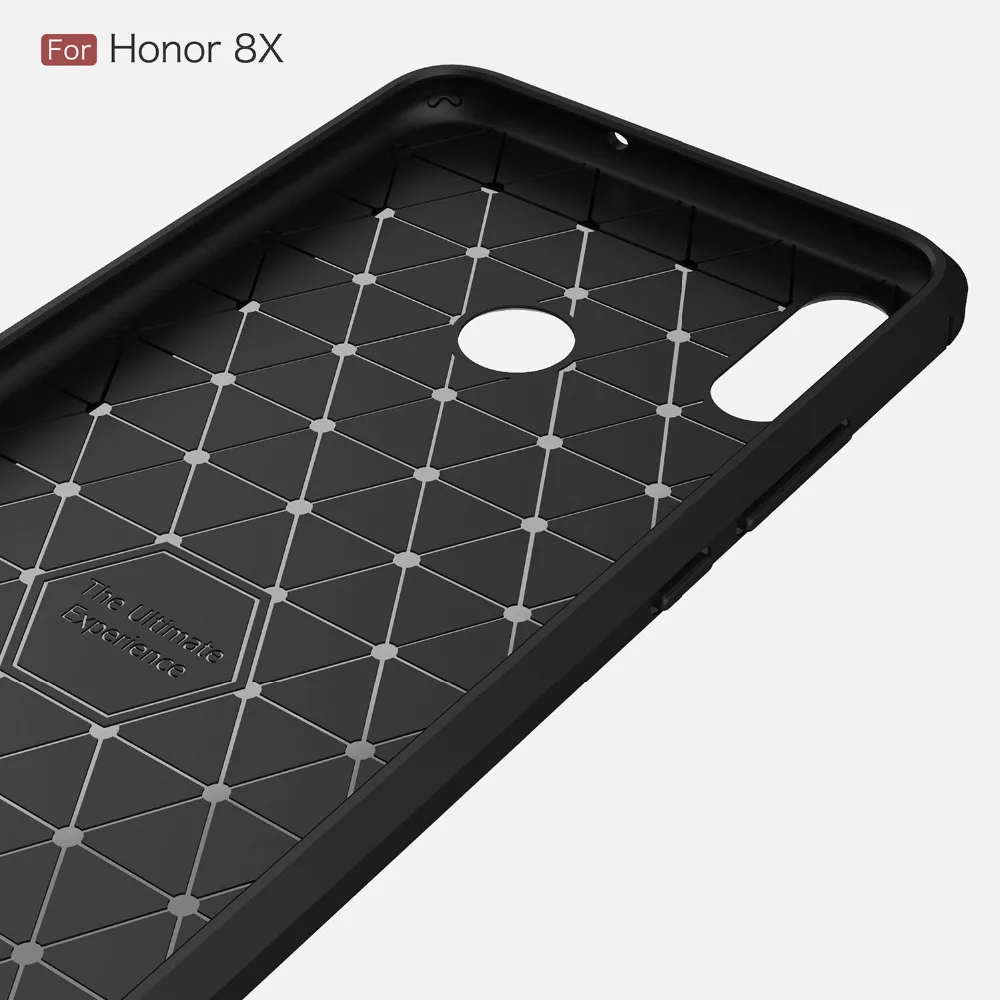 Honor 8X чехол из углеродного волокна Силиконовые чехлы мягкий на huawei Honor8X защитный