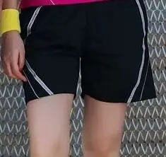 White Shorts Теннисная спортивная рубашка для женщин/мужчин, шорты для бадминтона, желтые молодежные комплекты для настольного тенниса, tenis fe men ina, командная спортивная форма - Цвет: White Shorts