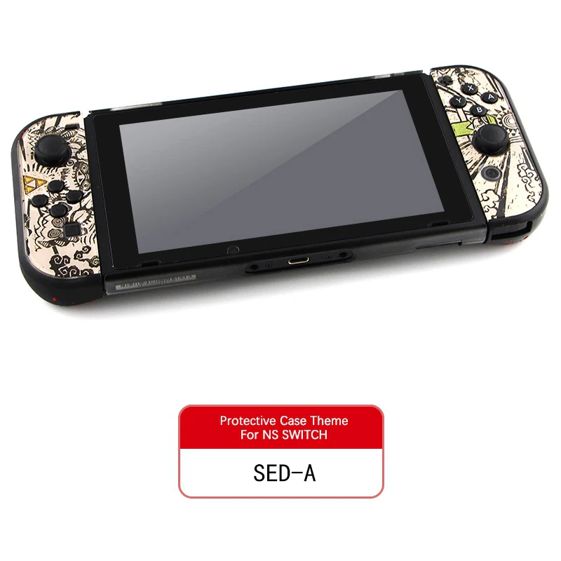 Пылезащитный Защитный чехол для консольный переключатель Nintendo контроллер текстурированная красный защитный чехол разделены Joy-Con Корпус оболочки