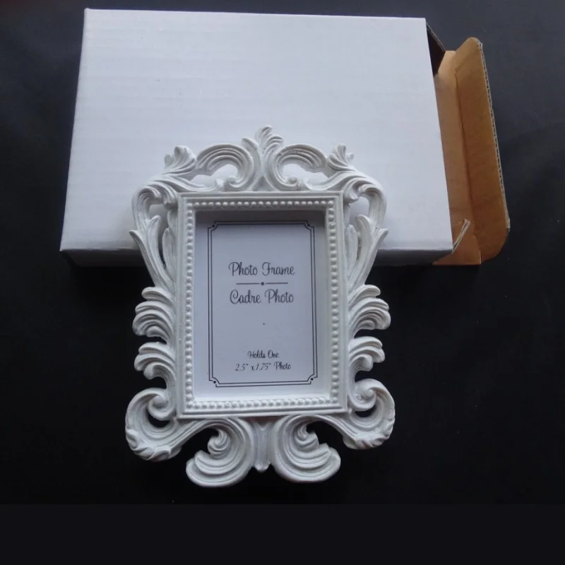 200 шт. в викторианском стиле белая и черная картина барокко/фоторамка держатель