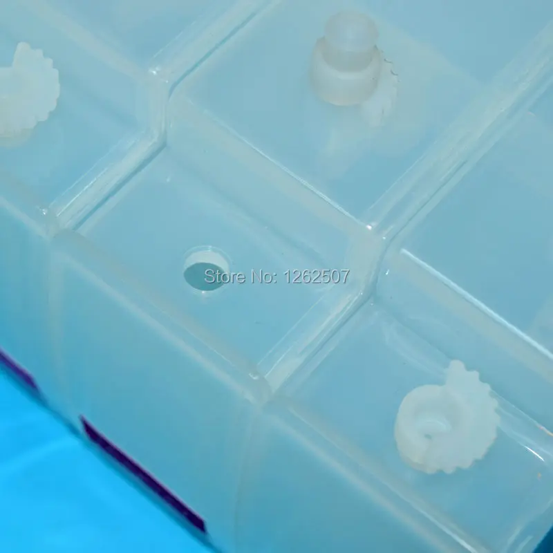 BOMA-TEAM HP91 C4930A-C4935A 800ml Bulk Ciss Refillable Ink Cartridges For HP Designjet Z6100 Z 6100 Plotter with chip decoder