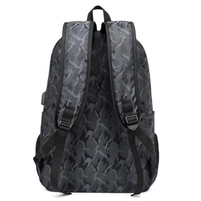 Камуфляжный USB рюкзак Большая вместительная сумка для ноутбука мужские рюкзаки