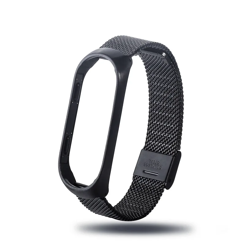 Ремешок для браслета Xiaomi Mi Band 3 4 MiBand металлический браслет сменный ремешок
