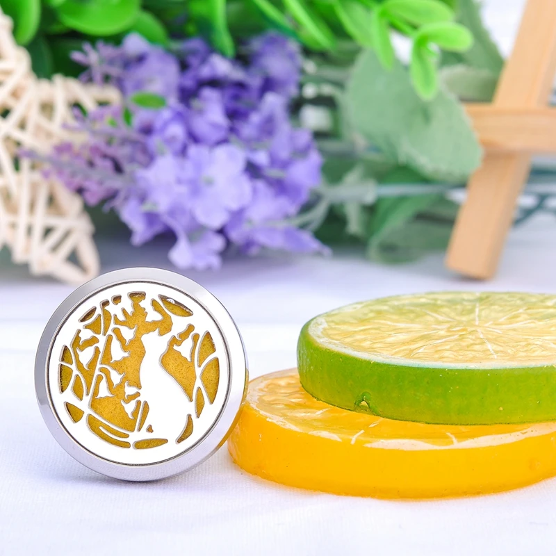 Зажим для автомобильного выхода воздуха из нержавеющей стали открытый магнитный