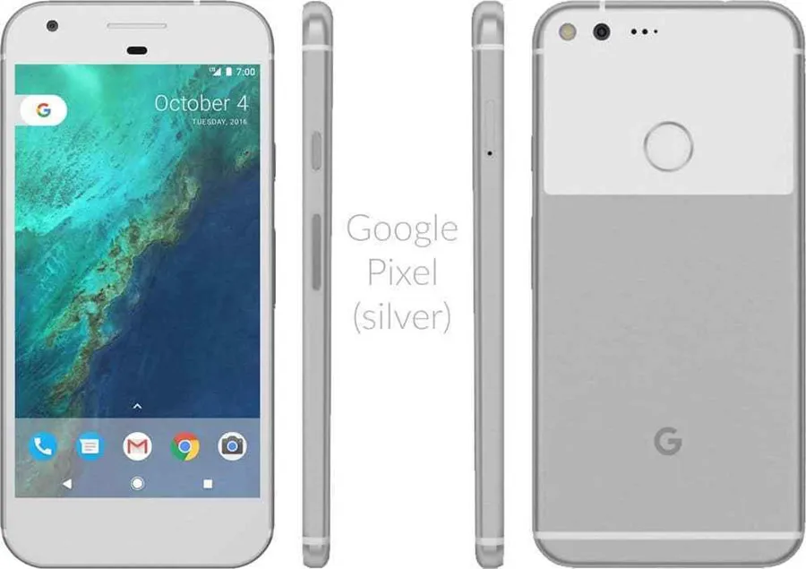 Google Pixel разблокированный GSM 4G LTE Android 5,0 ''12.3MP четырехъядерный ОЗУ 4 Гб ПЗУ 128 Гб мобильный телефон AMOLED отпечаток пальца