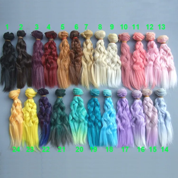 1 шт. 15 см Кудрявые Волнистые куклы парики/SD AD bjd diy Волосы для blyth | Игрушки и хобби
