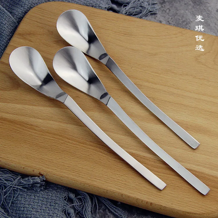 

Kitchen Tableware Soup Spoons Stainless Steel Long Handle Soup Spoon 2pc/lot
