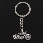 Модный мотоциклетный мото-кросс мото 34x16 мм Кулон 30 мм брелок Бронзовый серебристый цвет мужской автомобильный подарок брелок Прямая поставка