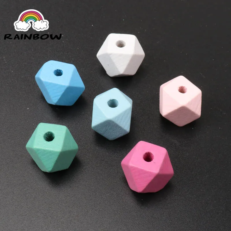 Смешанные цвета граненая форма деревянный материал незаконченная