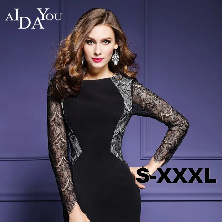 2018 AIDAYOU женские элегантные деловые вечерние Drees офисные ботфорты до колена весна