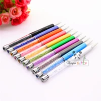 200pcs personalzied crystal pens with diamonds 10colors free shipping custom printing with your company logowebsiteemail
