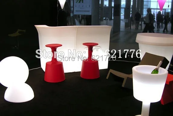 Большой светодиодный светильник со сменными цветами ведра для льда с подсветкой