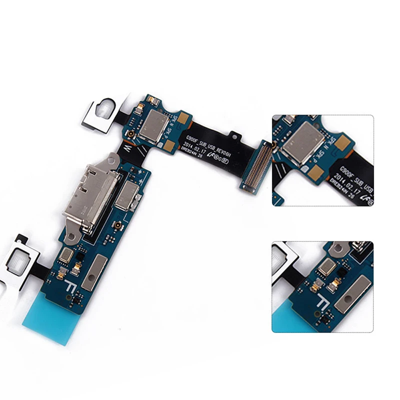 5 шт./лот для Samsung Galaxy S5 зарядное устройство порт зарядки док-разъем Micro USB гибкий