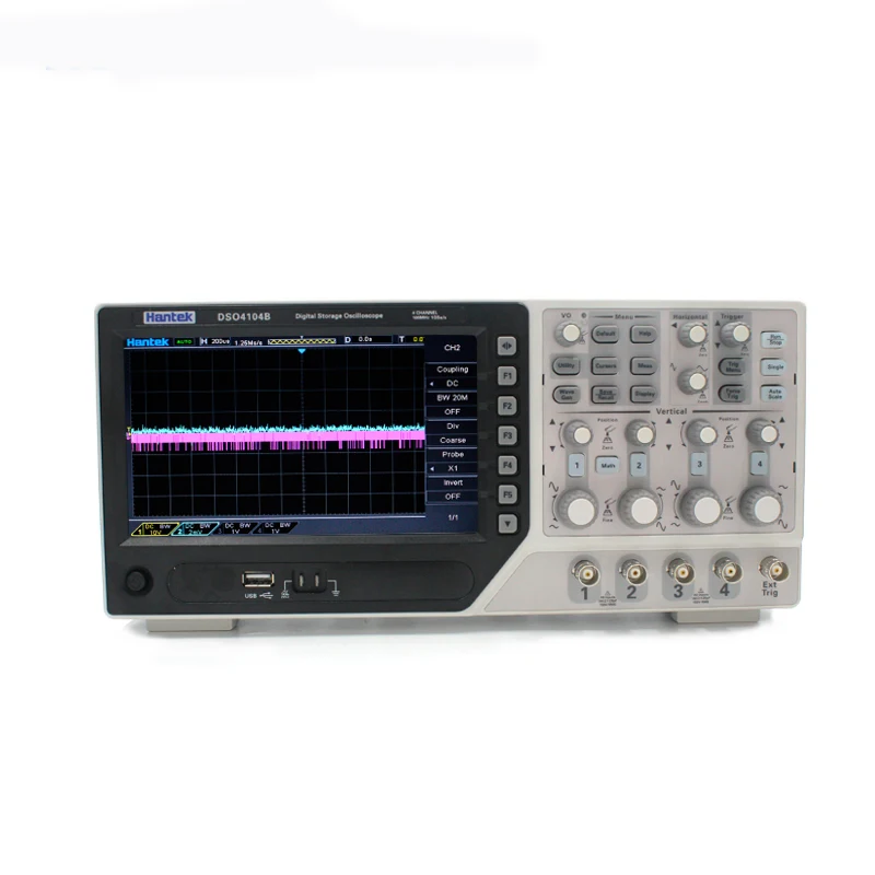 Hantek DSO4104B Support a variety of SCPI remote control command 4CH oscilloscope 100MHz bandwidth 1GS/s sample rate DHL Free |