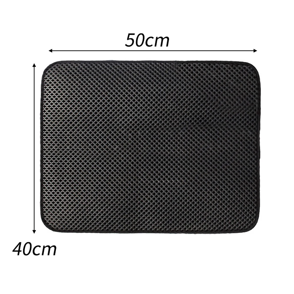 Коврик для кошачьего туалета водонепроницаемый двухслойный коврик EVA