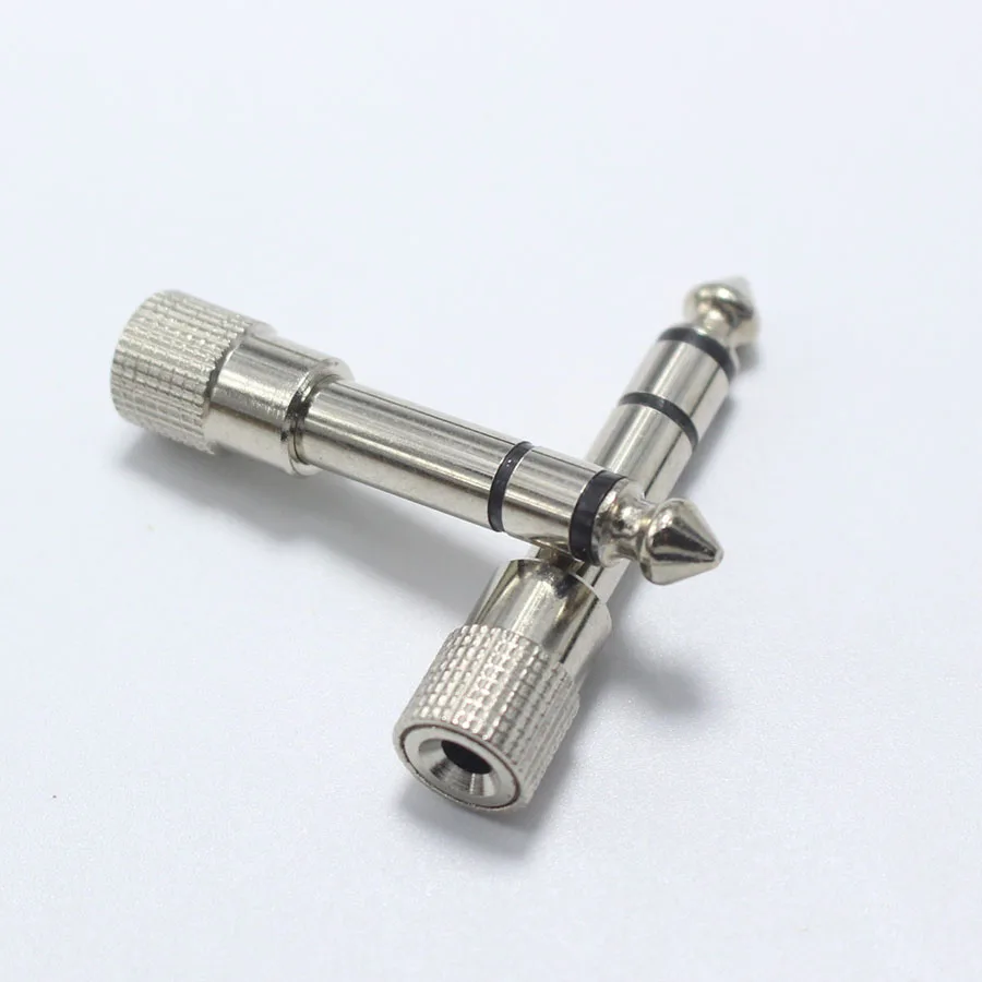 Кабель переходник EClyxun для микрофона 1 шт. никелированный 6 5 мм 1/4 &quotПапа 3