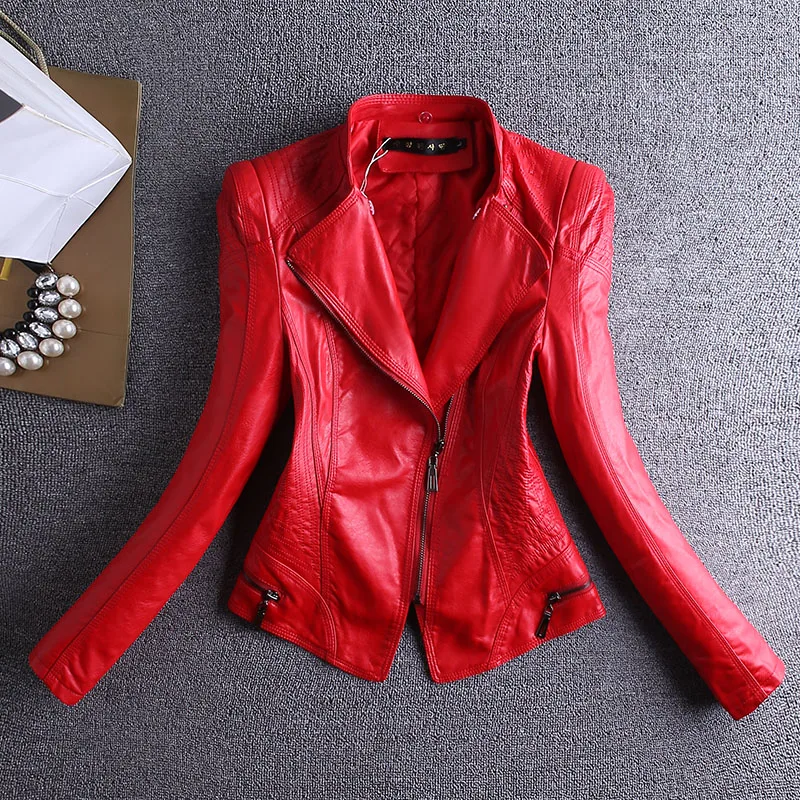 Женская кожаная куртка сезон весна-осень 2021 меховое пальто приталенная одежда |