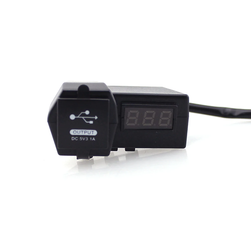 IZTOSS мотоцикл USB зарядное устройство со светодиодным цифровым дисплеем вольтметр
