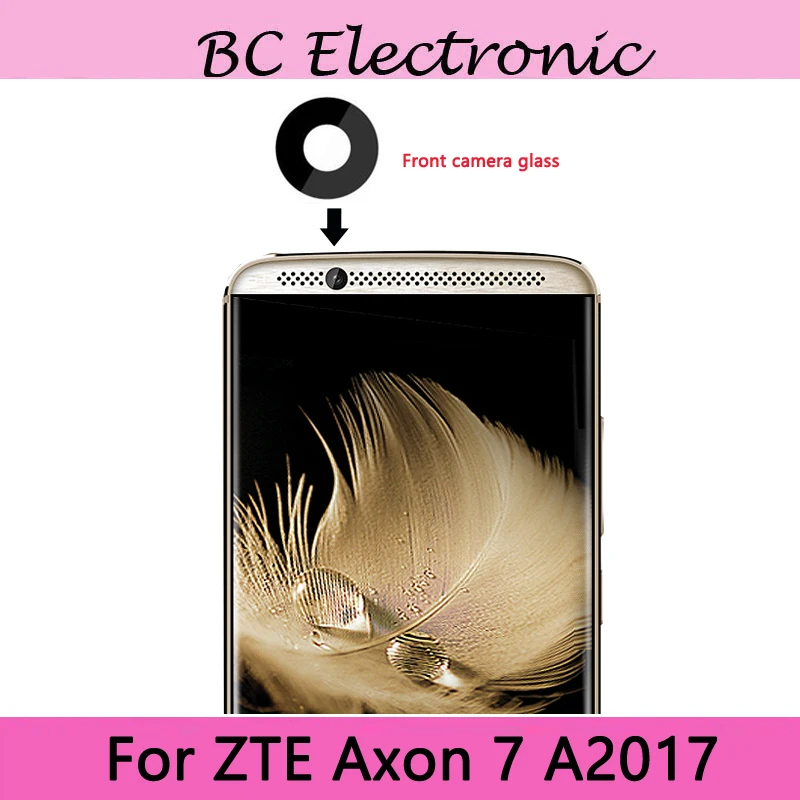Для zte Axon 7 Axon7 A2017 A задняя Передняя маленькая камера Стекло Объектив Замена Ремонт