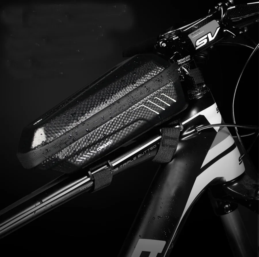 

BULU Front Frame Solid Bag Bicycle Bags Box Waterproof Large Capacity Ebike Conversion Part Accessories