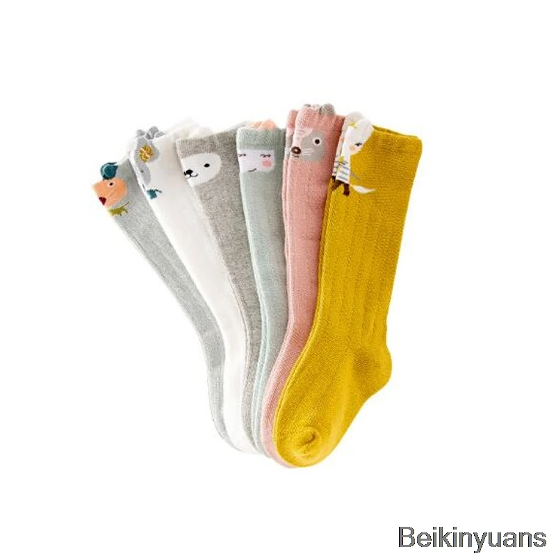 1 пара детские носки до колена с рисунком животных|Носки| |