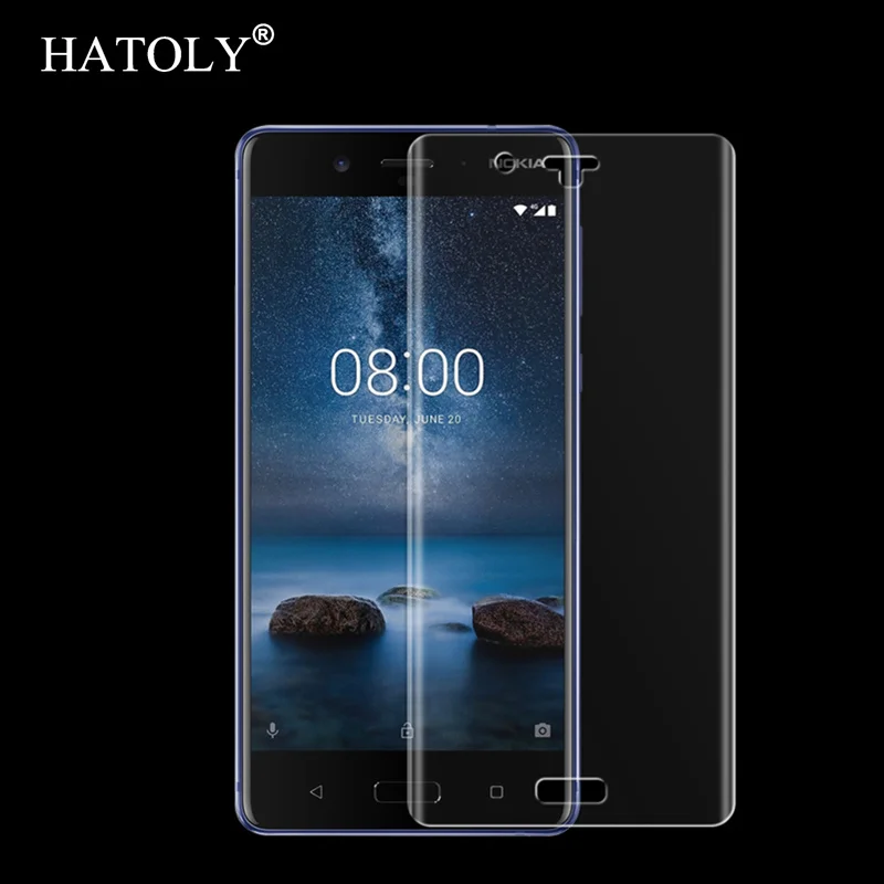 Защитная пленка для Nokia 8 изогнутая термополиуретановая Nokia8 не стеклянная