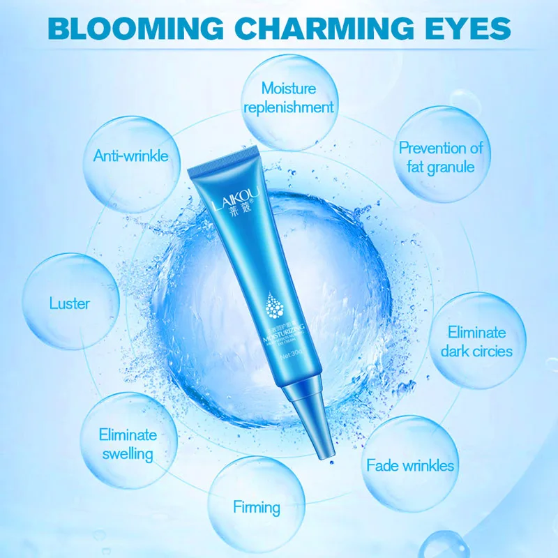 Hyaluronic Acid Eye Serum Cream Anti-Puffiness Remove Wrinkle Anti-Aging Remover Dark Circles Gel Essence Skin Care |