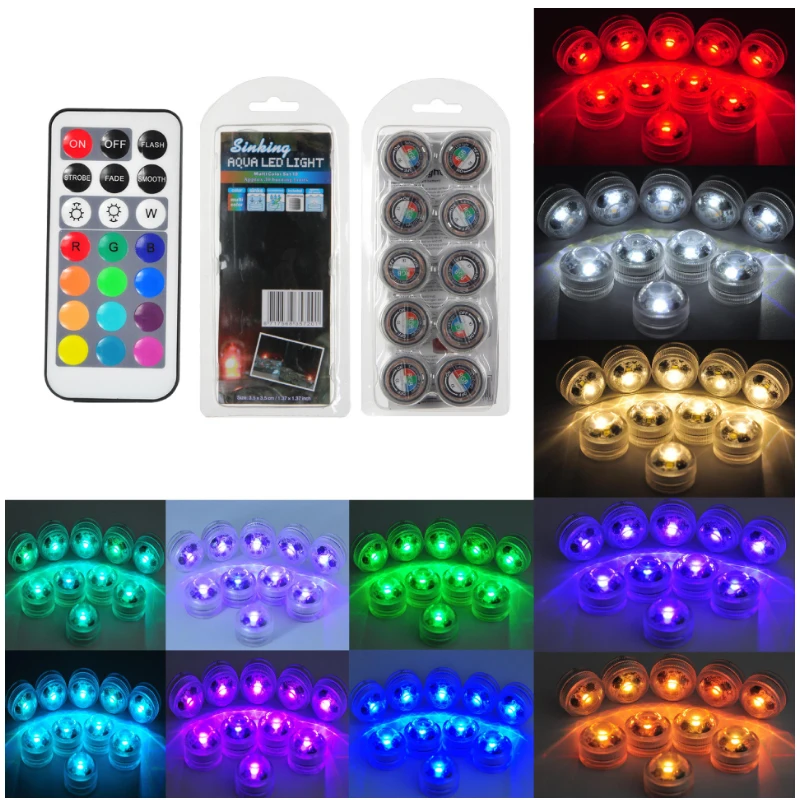 10 шт. Беспламенного электрические свечи лампы дистанционное управление