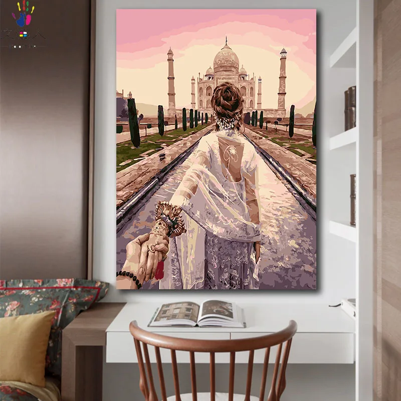 DIY картинки для раскраски по номерам в различных расцветках с применением