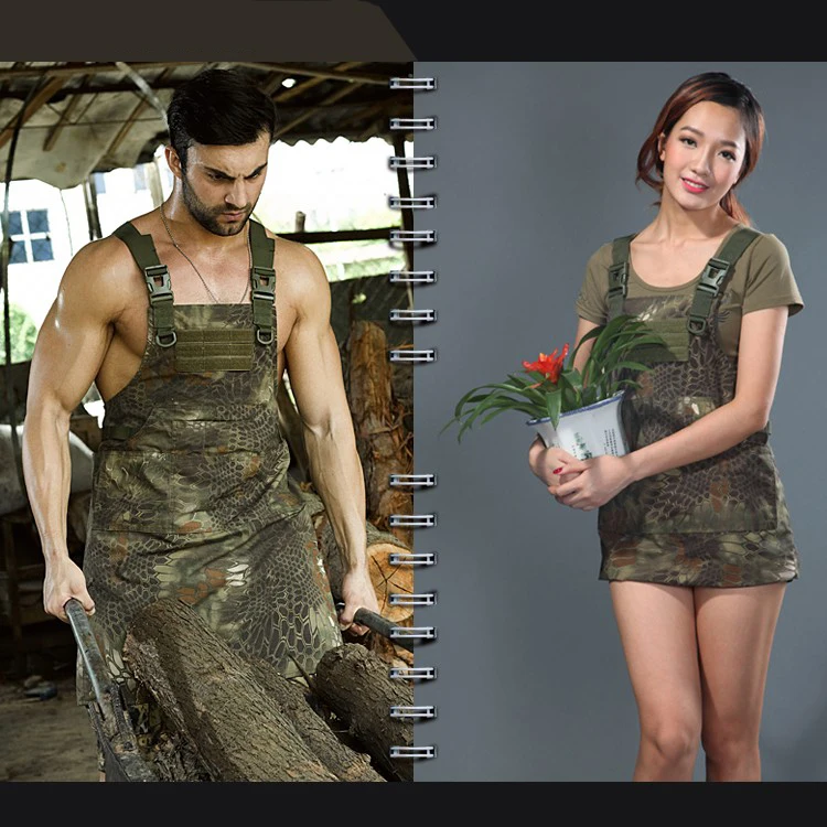 

Unisex Tactical Aprons Multicam Ripstop Tactical Aprons MC Military working Apron Mechanical maintenance work clothes