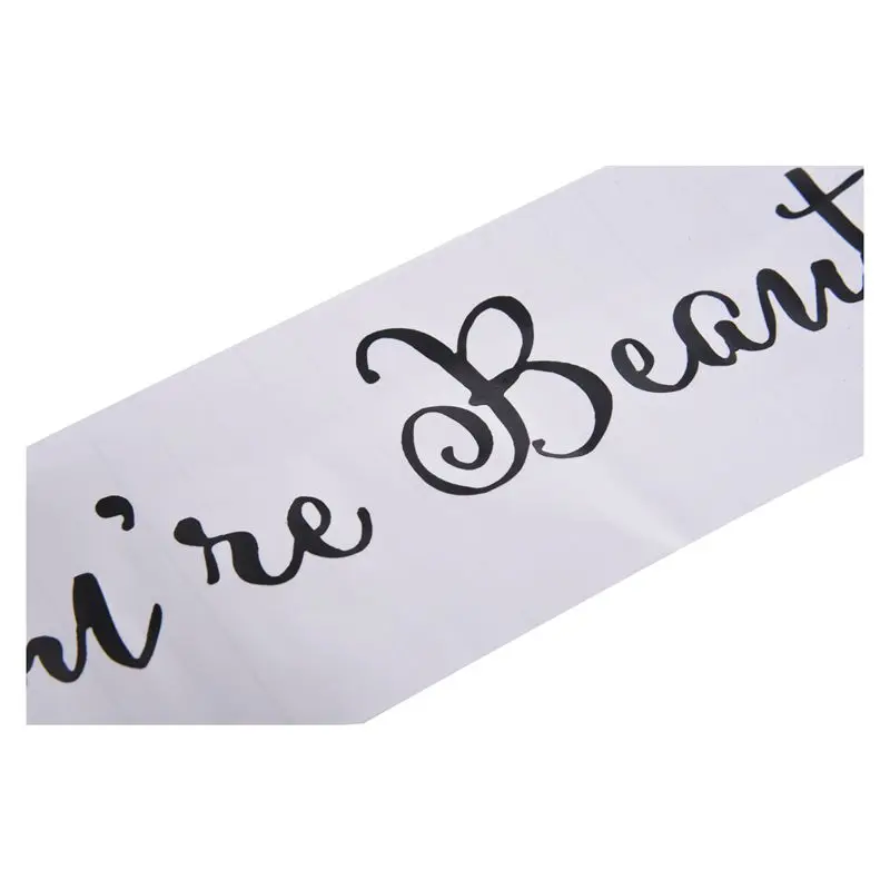 You're Beautiful Quote Зеркальная Наклейка для гостиной резьба на стену домашний декор