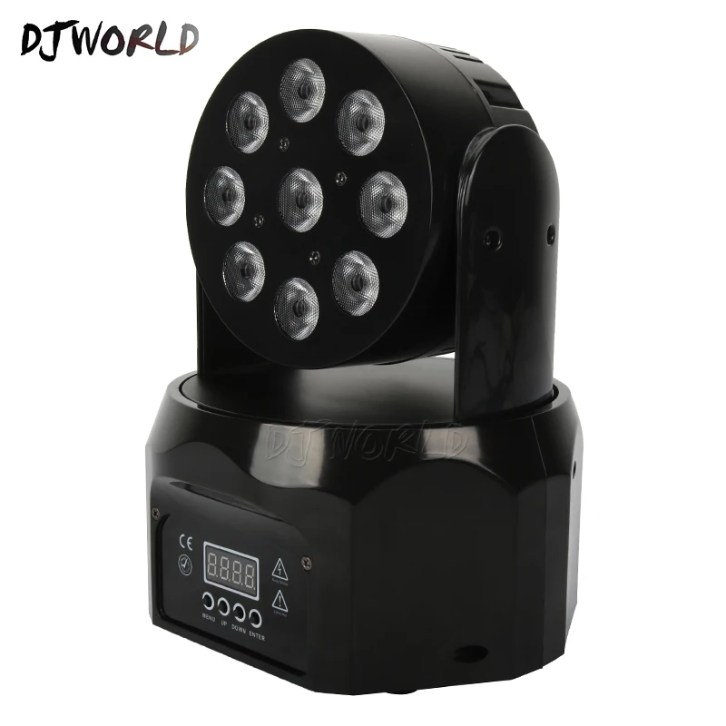 Заводская розетка LED Wash 9x8 Вт RGBW 4в1 движущаяся головка 10/12CH DMX512 сценический эффект