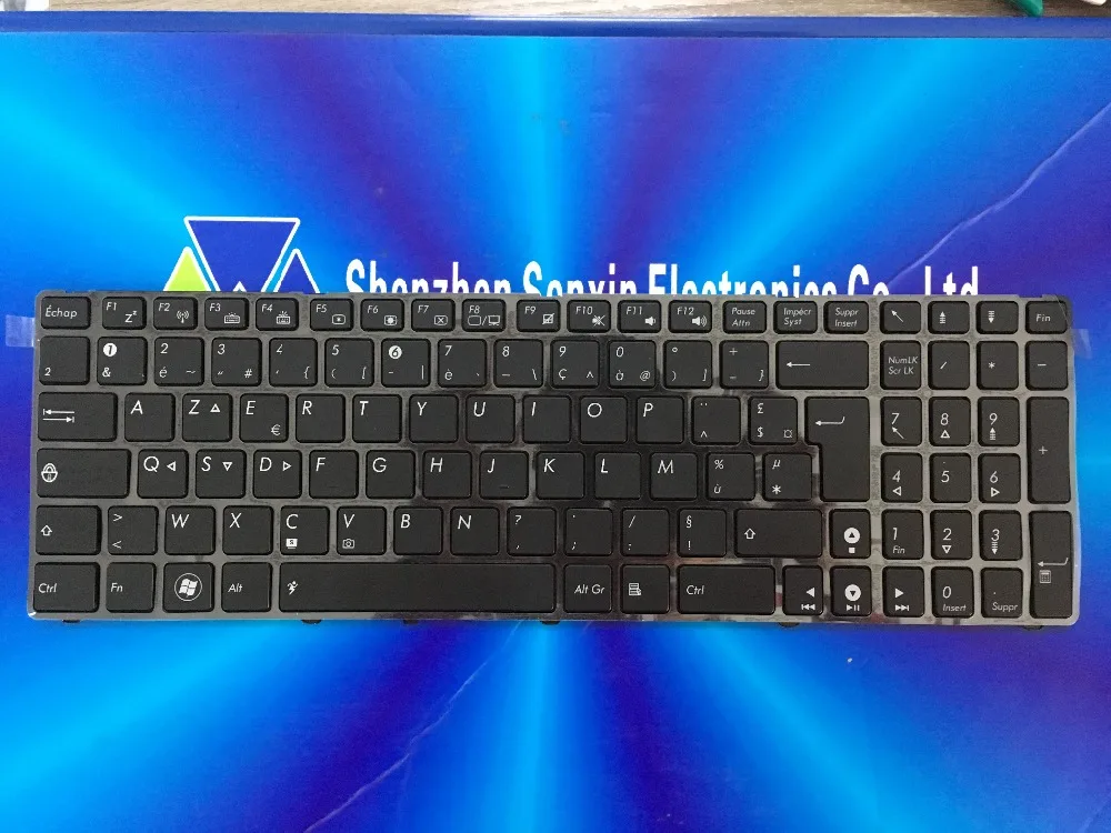 100% новая и оригинальная Французская клавиатура G51 G51J G51V G53 G53JW G60 G60J G72 G73 N61 черная
