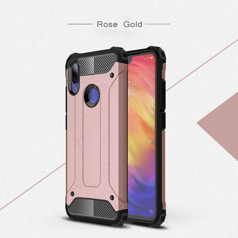 Чехол Red mi Armor для Xiao mi 9 mi 9 8 SE 9T Lite Red mi Note 8 7 6 5 Pro 7S 7A 6A 5A 4x4 Plus GO S2 Hybrid чехол из ПК и силикона