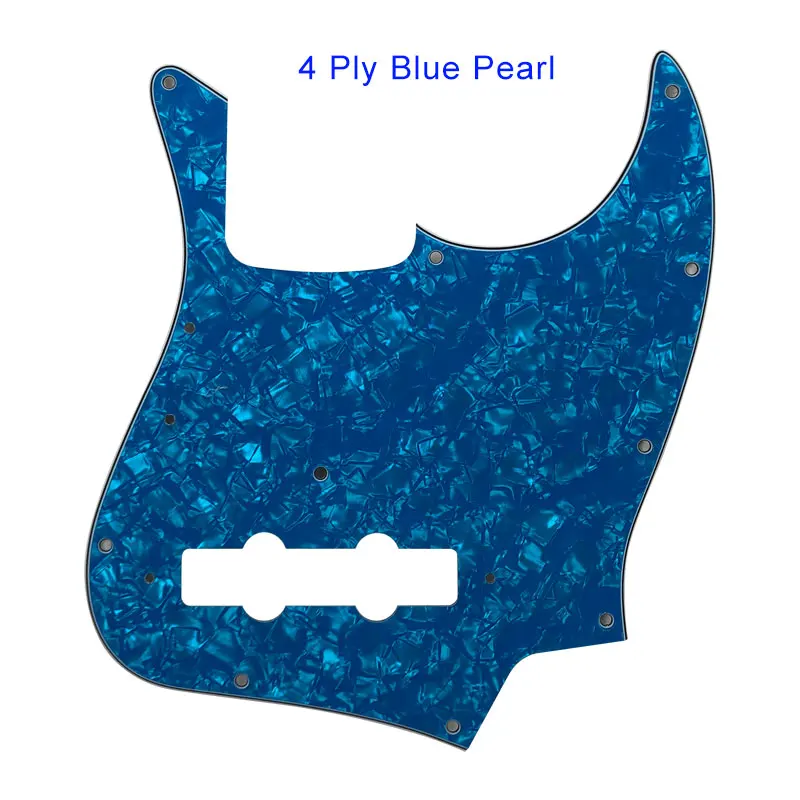 3Ply blue Pearl Pleroo заказное качество накладки-для США Винтаж '74 джаз бас гитара накладки царапины пластины - Цвет: 3Ply blue Pearl