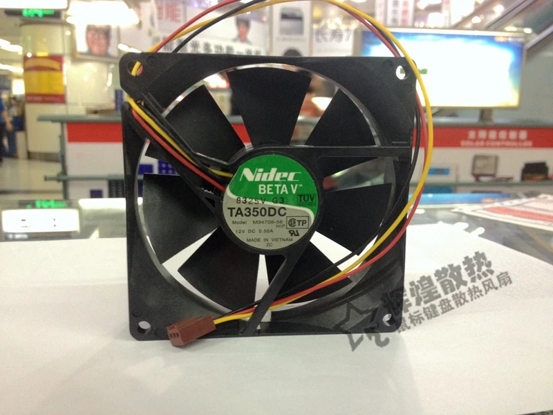 Новый охлаждающий вентилятор NIDEC TA350DC M34709-58 9025 12 в а 9 см